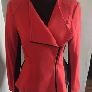 Comfortable Blazer. Red and Black. Size M.